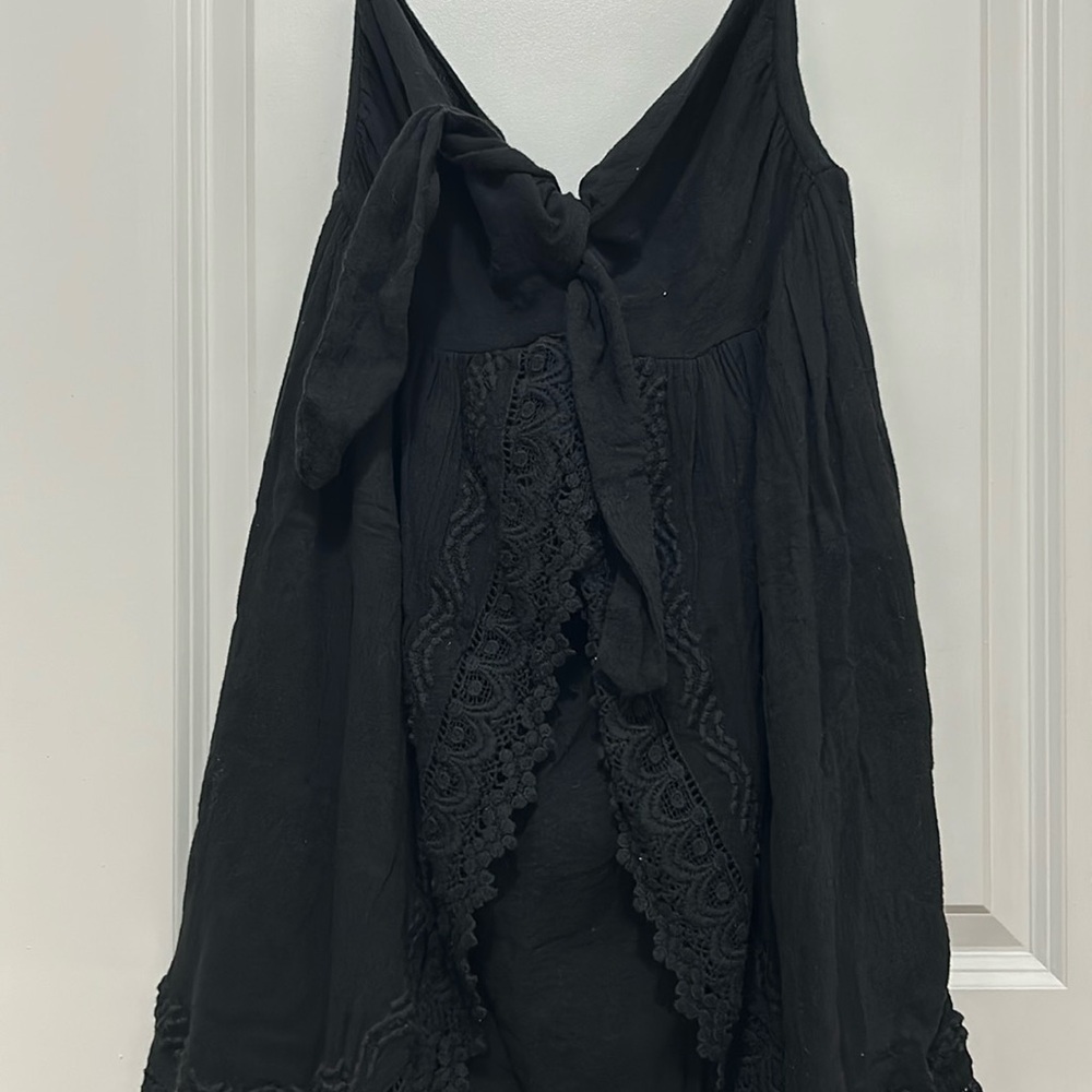 Free People- Strapless Tie Dress